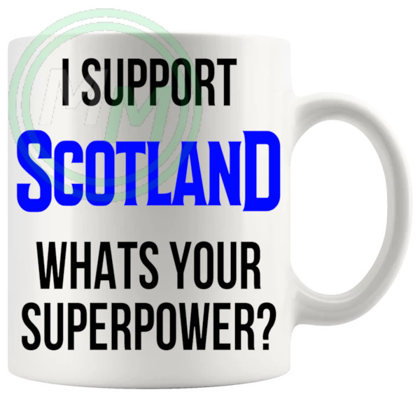 scotland fans superpower mug