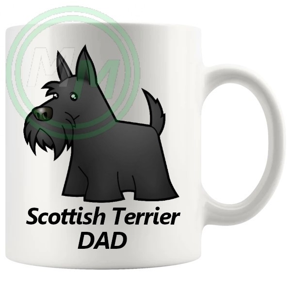 scottish terrier dad mug