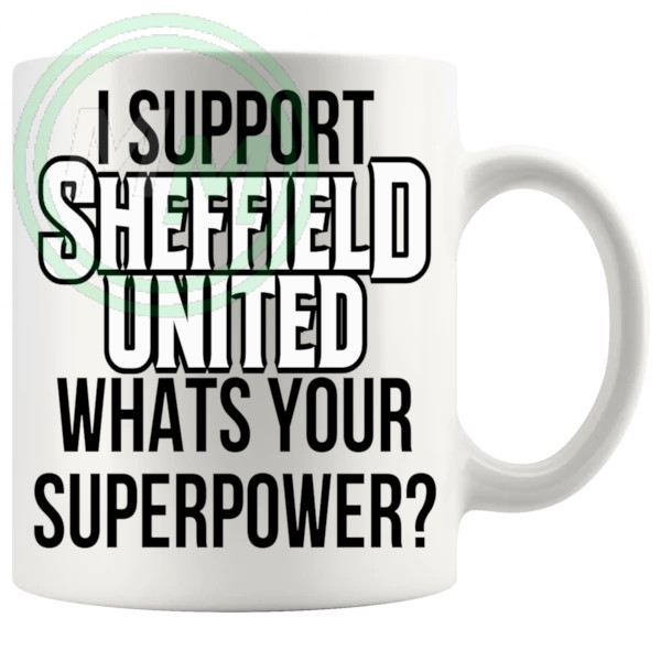 sheffield united fans superpower mug