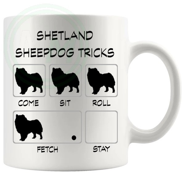 Shetland Sheepdog Tricks Mug