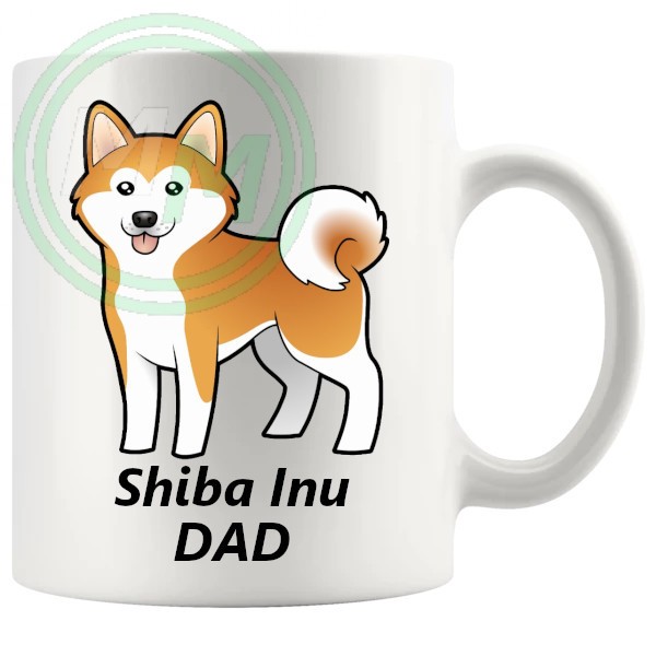 shiba inu dad mug