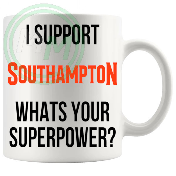 southampton fans superpower mug