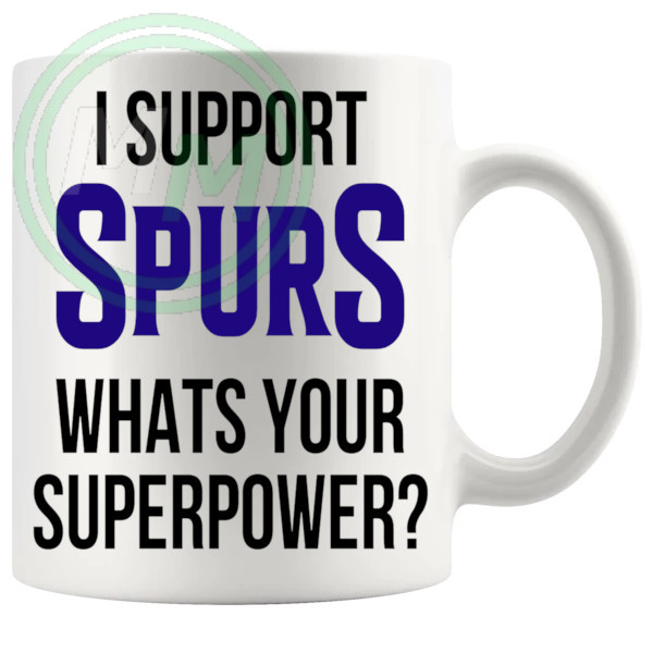 spurs fans superpower mug