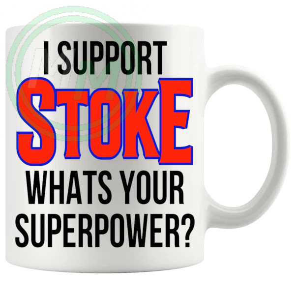 stoke fans superpower mug