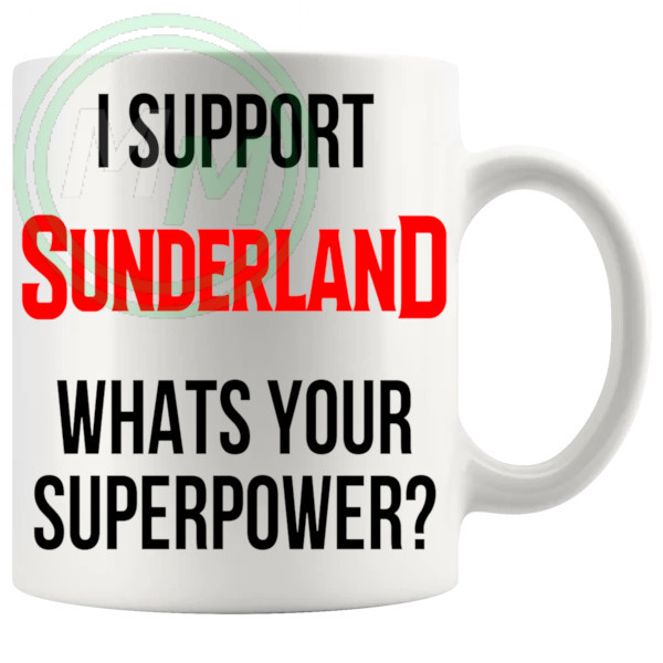 sunderland fans superpower mug