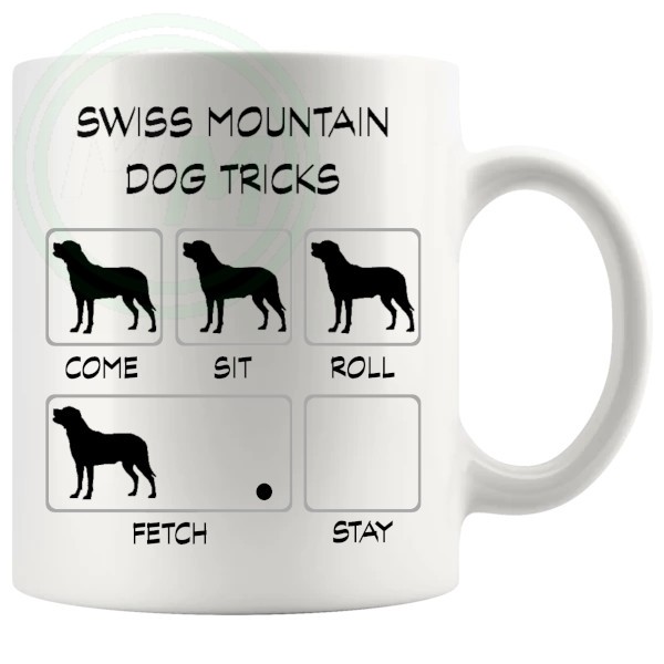 Swiss Mountain Dog Tricks Mug