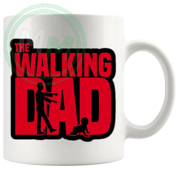 the walking dad mug