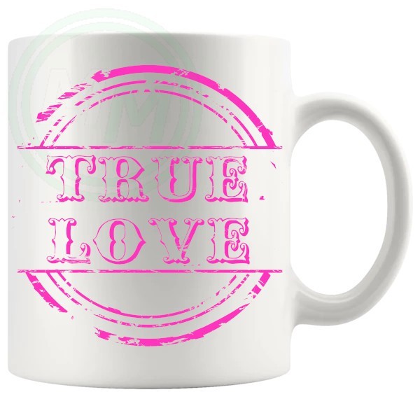 True Love Novelty Mug Pink