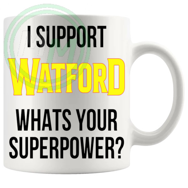 watford fans superpower mug