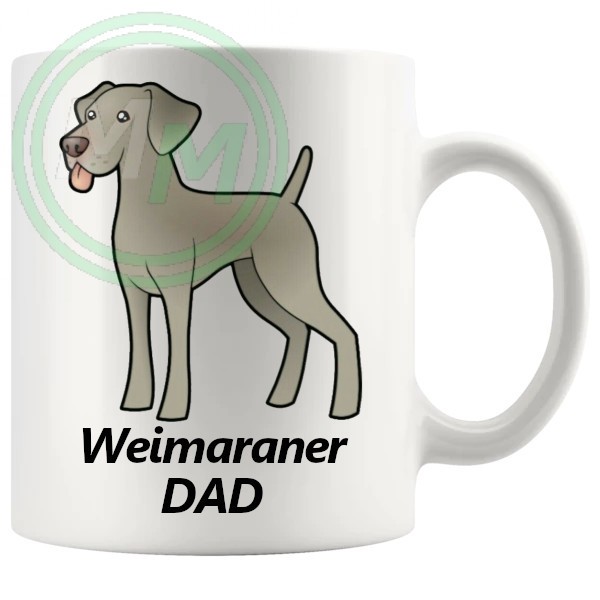 weimaraner dad mug