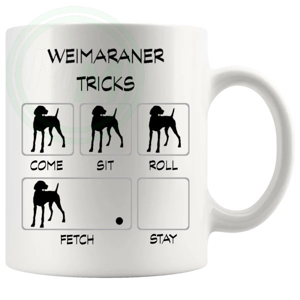 Weimaraner Tricks Mug