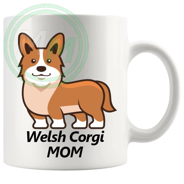 welsh corgi mom mug