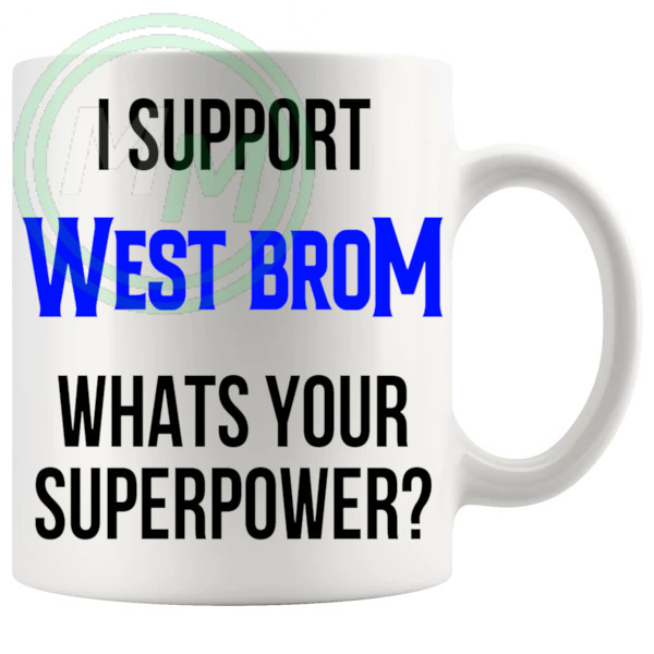 west bromwich albion fans superpower mug