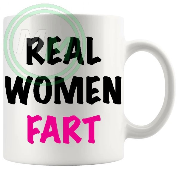 real women fart Novelty Mug