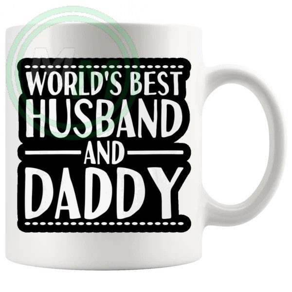 worlds best husband and daddy mug