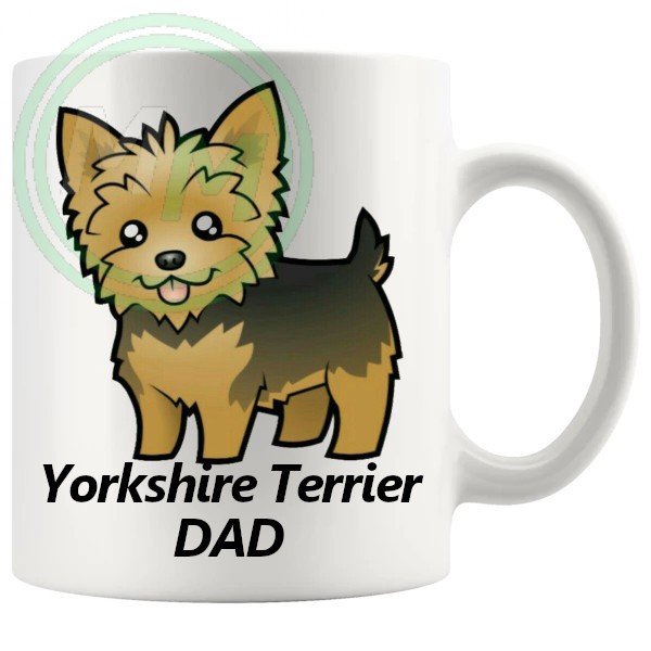 yorkshire terrier dad mug