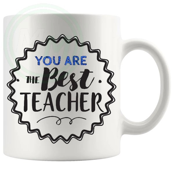 You Are The Best Teacher Mug Blue