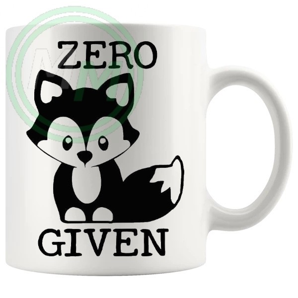 zero fox given mug