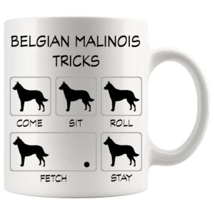 Belgian Malinois Tricks Mug funny dog lover gift