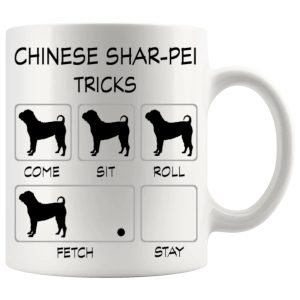Chinese Shar Pei Tricks Mug funny dog lover gift