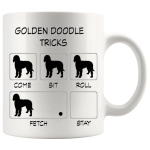 Golden Doodle Tricks Mug funny dog lover gift