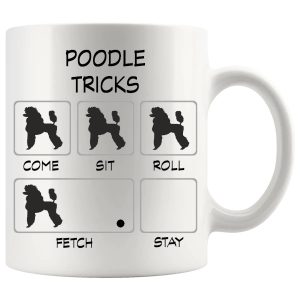 Poodle Tricks Mug funny dog lover gift