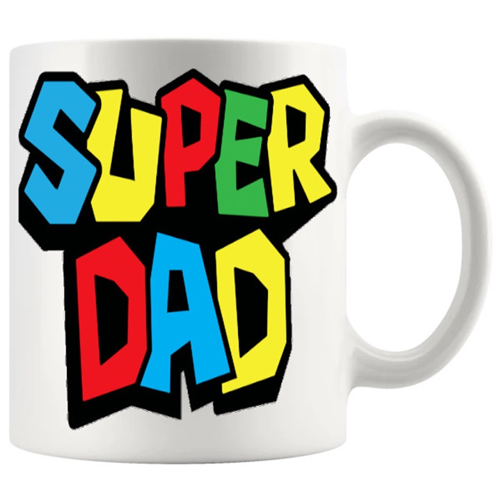 Super Dad mug 11oz ceramic mug