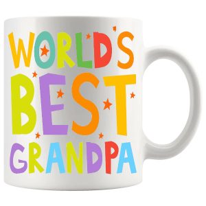 World's Best Grandpa Mug Design 2 ceramic family gift mug