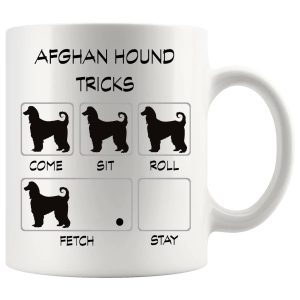 Afghan Hound Tricks Mug funny dog lover gift