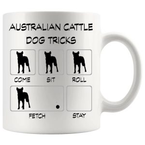 Australian Cattle Dog Tricks Mug funny dog lover gift