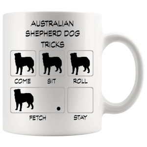 Australian Shepherd Dog Tricks Mug funny dog lover gift