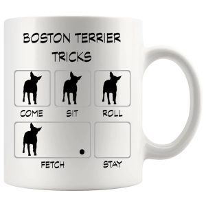 Boston Terrier Tricks Mug funny dog lover gift