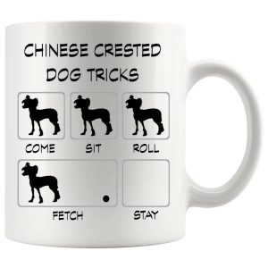 Chinese Crested Dog Tricks Mug funny dog lover gift
