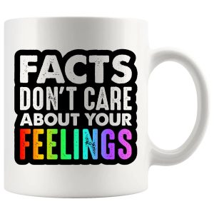 Facts Don't Care About Your Feelings mug, sarcastic facts mug gift