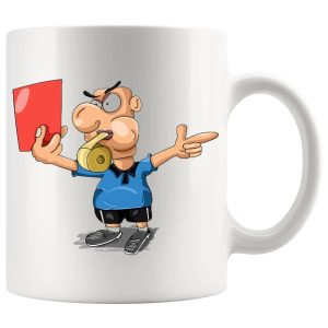 Showing the Red Card Mug funny unofficial football fan gift