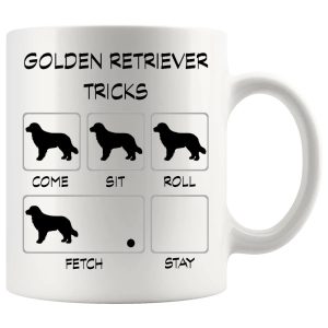 Golden Retriever Tricks Mug funny dog lover gift