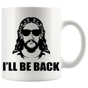 ill be back beer mug