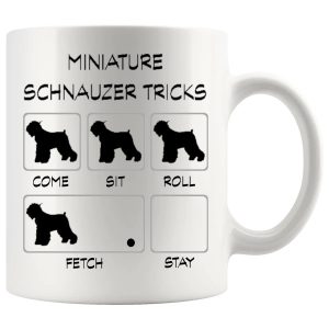 Miniature Schnauzer Tricks Mug funny dog lover gift