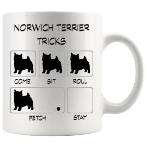Norwich Terrier Tricks Mug funny dog lover gift