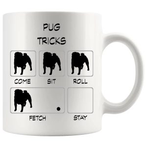 Pug Tricks Mug funny dog lover gift