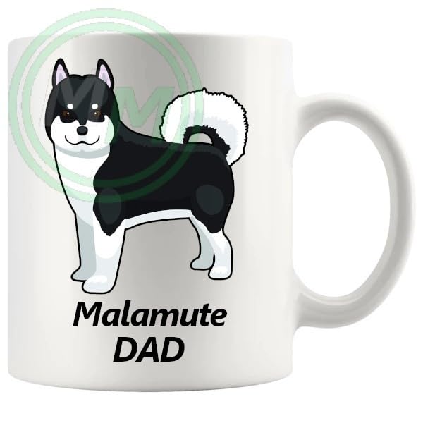 Alaskan Malamute Mom and Dad Mugs, Mom - Uncategorized funny mug gift