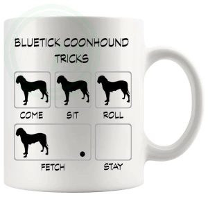 Bluetick Coonhound Tricks Mug funny dog lover gift