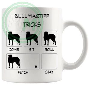 Bullmastiff Tricks Mug funny dog lover gift