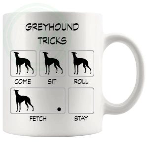 Greyhound Tricks Mug funny dog lover gift