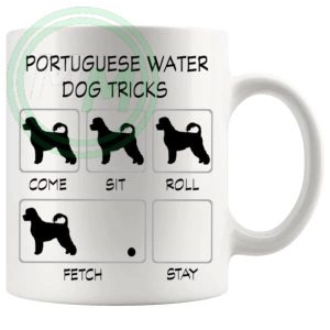 Portuguese Water Dog Tricks Mug funny dog lover gift