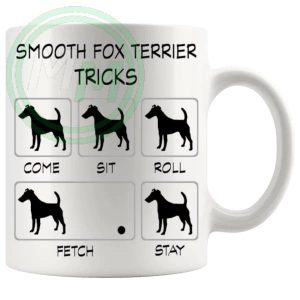 Smooth Fox Terrier Tricks Mug funny dog lover gift