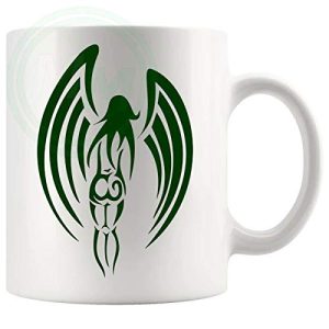The Angel Mug in Green - Uncategorized funny mug gift